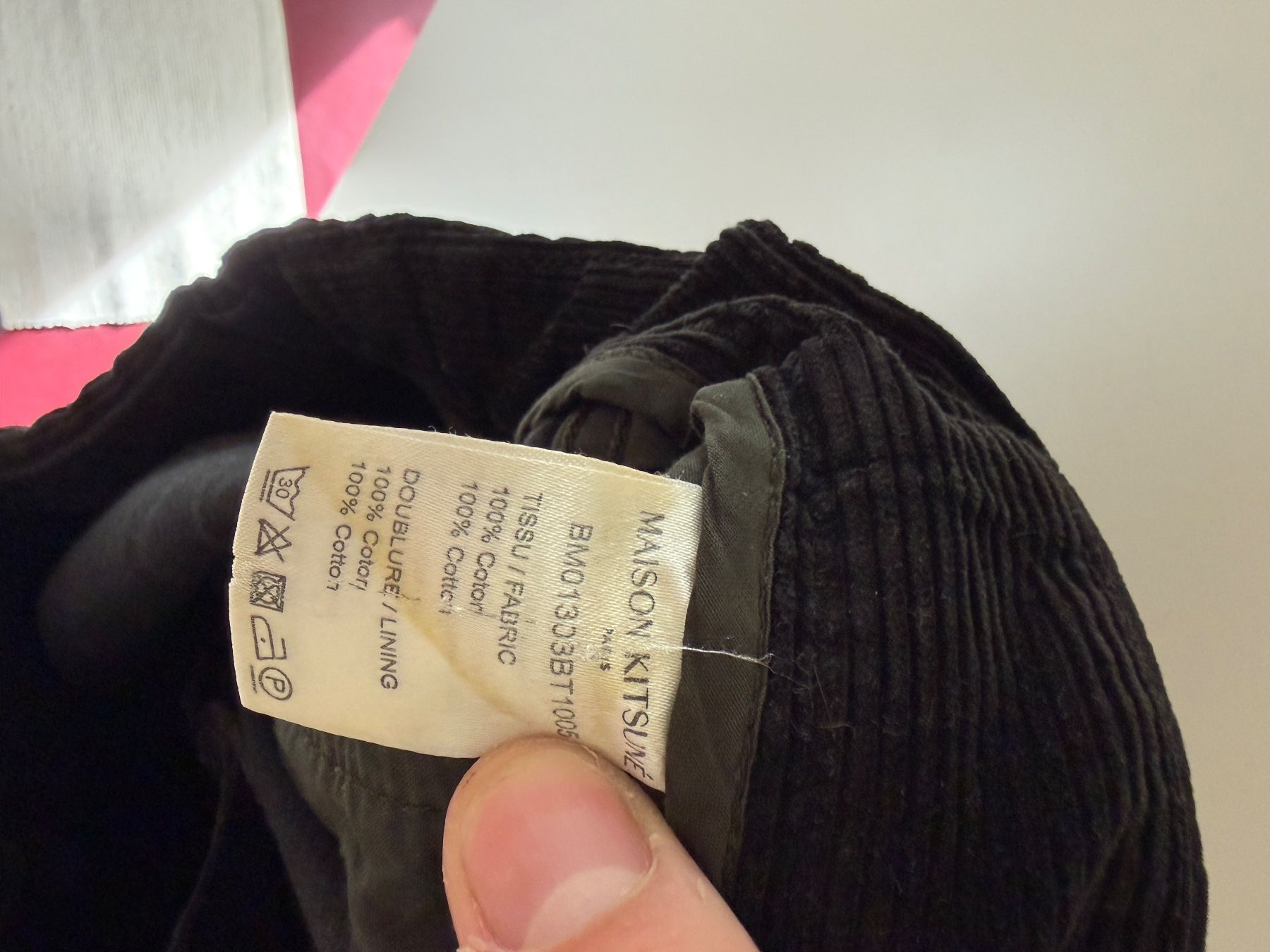 Pantaloni: Maison Kitsune cordhose, dark green – Usato da Zürich venduto da leo_bg8x 3