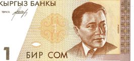 Kyrgyzstan 1 Som 1994 P-7 UNZ