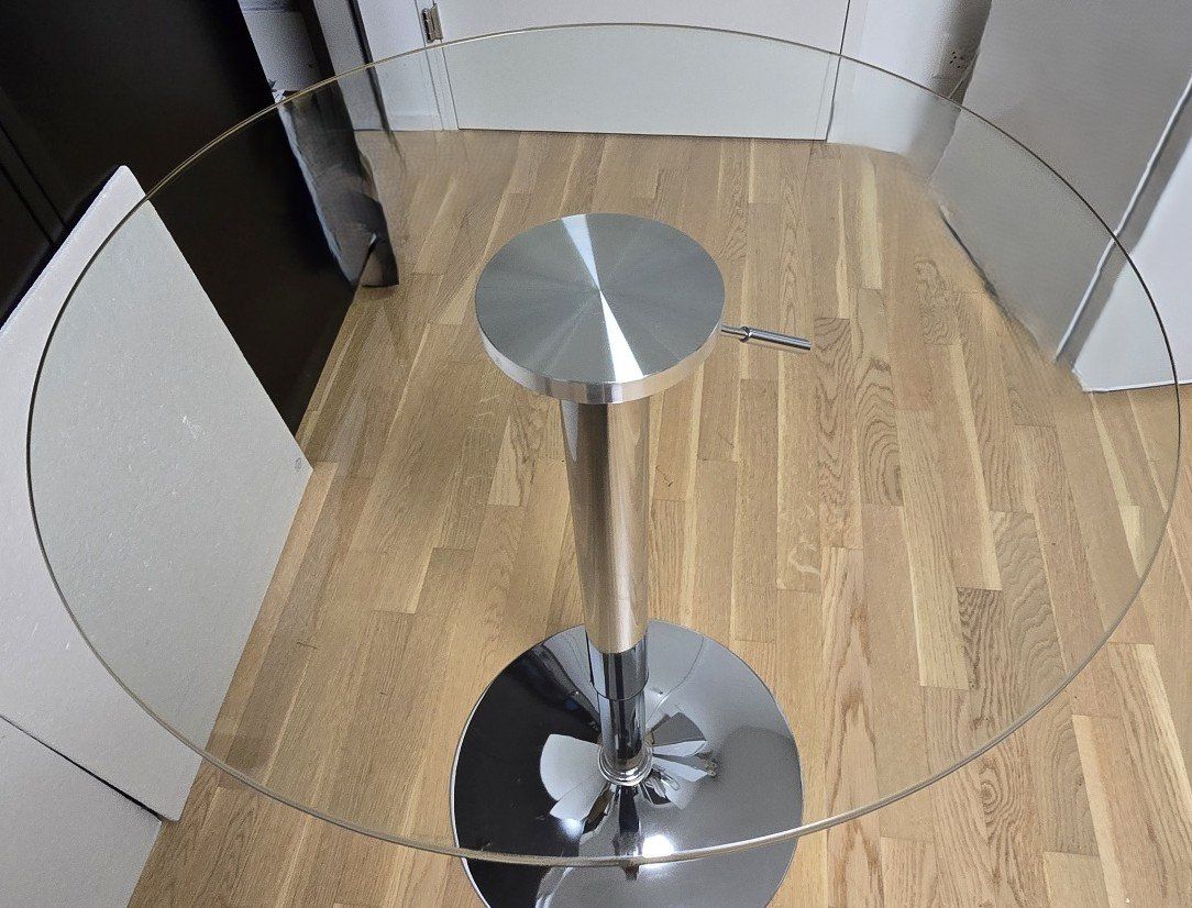 Tavoli: Stehtisch Glas/Chrom – Usato da Bergdietikon venduto da ewa1005 2