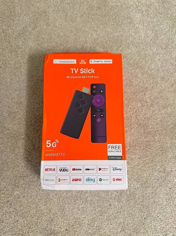 Google Lettore multimediale & Streamer: Android TV Stick 8K Ultra HD  Android 13 | WLAN 5G | Neu – Nuovo e nell'imballaggio originale da Grenchen venduto da Lego1as