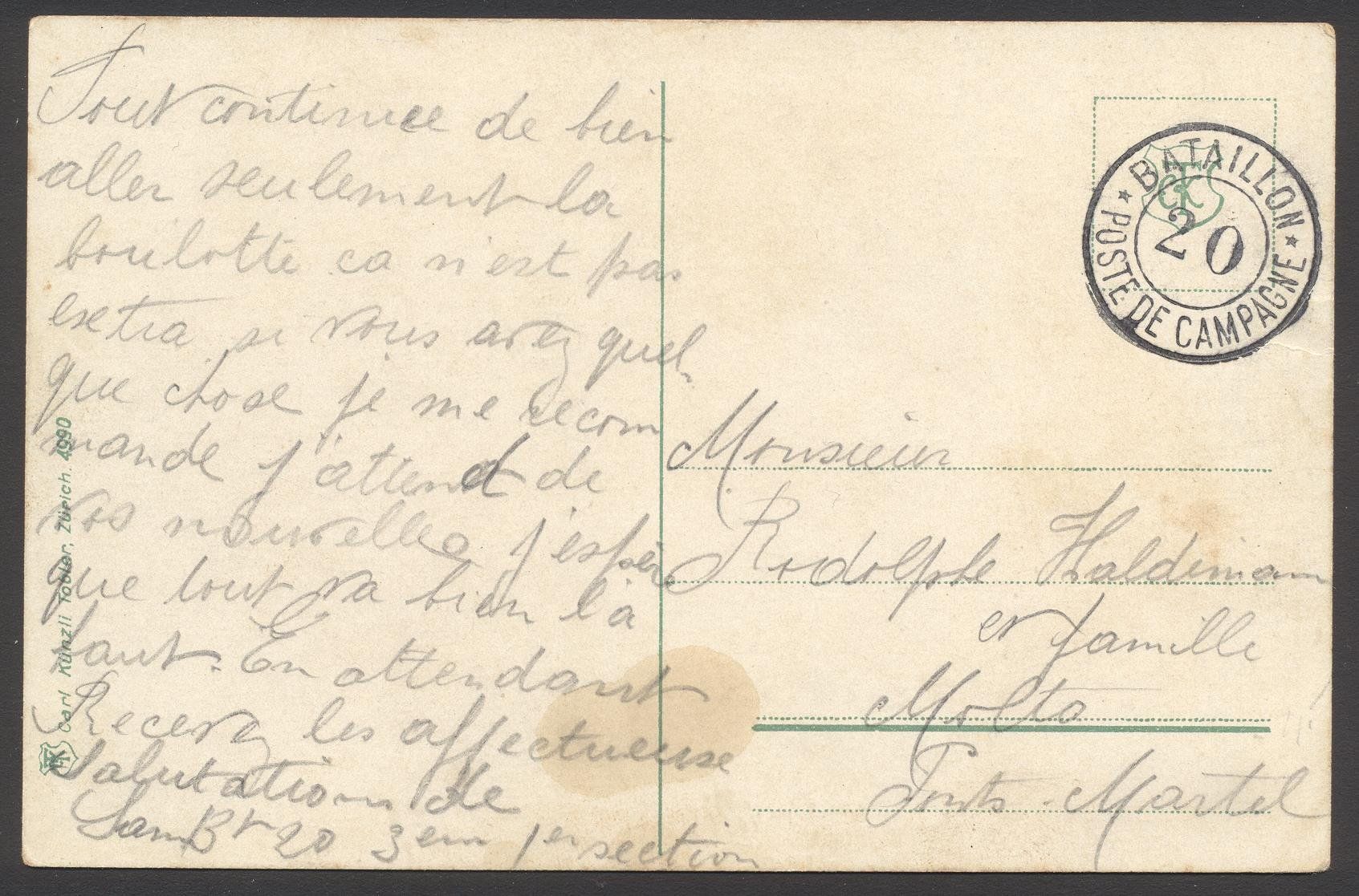 Cartes postales: PK Infanterie (01) – D'occasion à Siebnen par Fstaehli 1