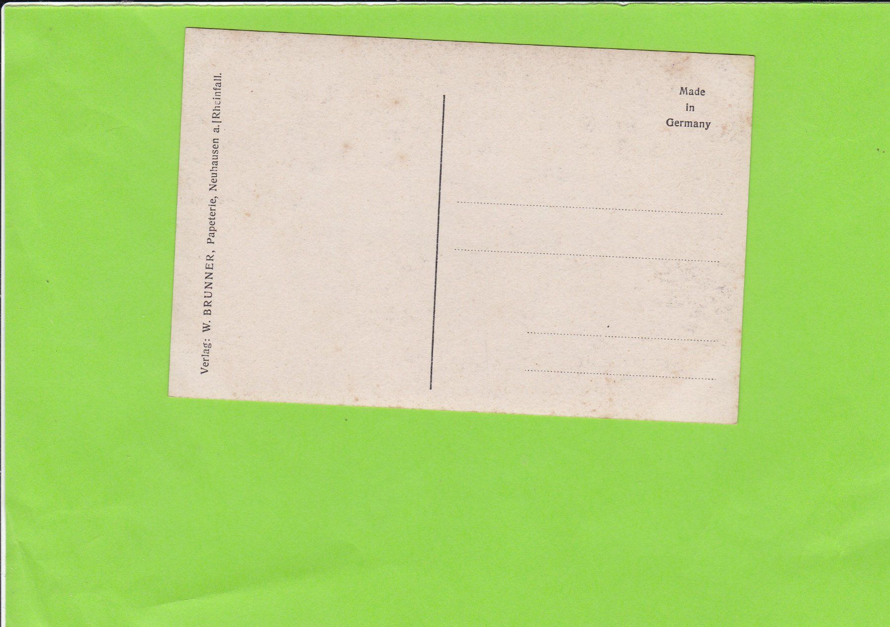 Cartoline postali: Rheinfall – Usato da St. Peterzell venduto da neckertal 1