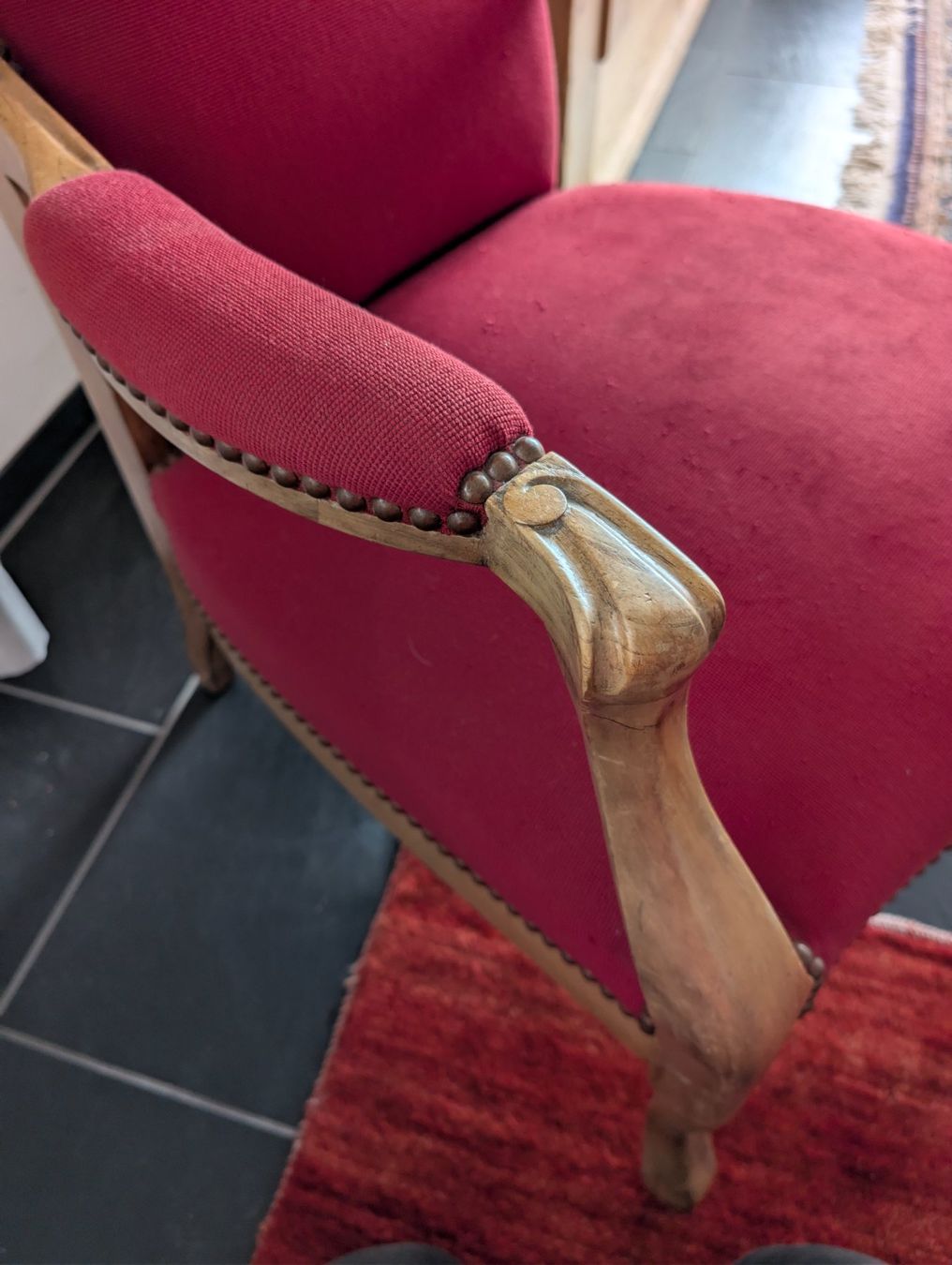 Sessel: Fauteuil Voltaire (rot) – Gebraucht aus Wetzikon ZH von Wiesenmeier 2