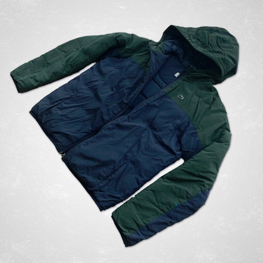 Lacoste Giacche & Cappotti: Lacoste Puffer Jacket | Green / Navy – Usato da Zürich venduto da avenlim 2