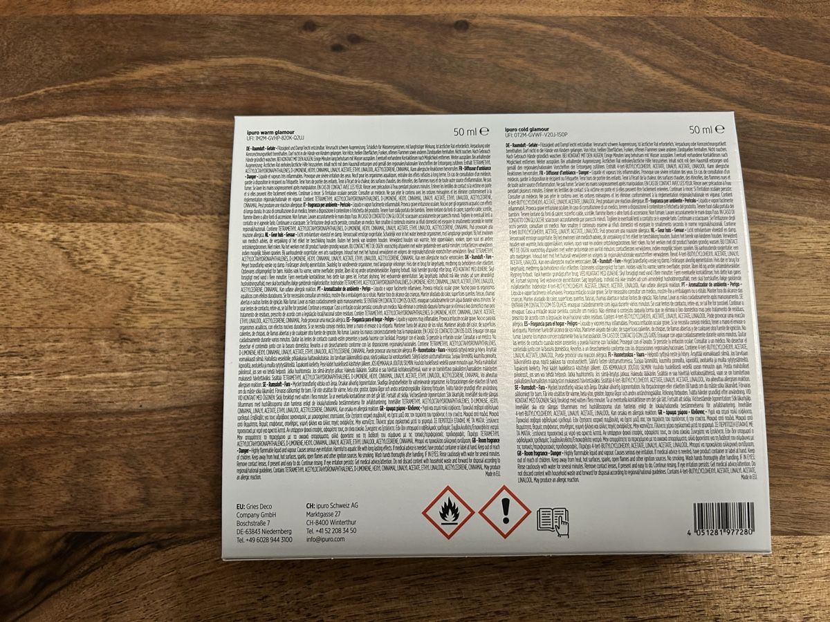 Ätherische Öle: ipuro Duftdiffuser Set Limited Edition Gold/Silber – Neu und originalverpackt aus Rupperswil von Birke11 4