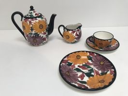 18-teiliges Schramberger Art Deco Teeservice Eva Zeisel 30er