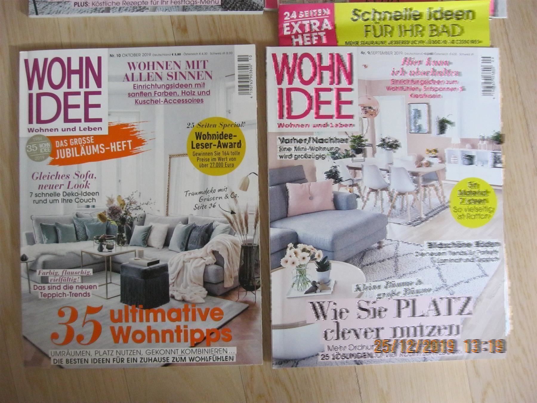 Riviste & Magazine: Wohnidee September bis Dezember 2019 – Nuovo (secondo la descrizione) da Affoltern am Albis venduto da Sabinezc 1