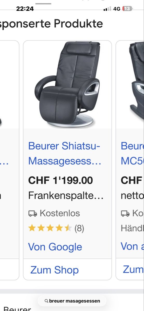 Beurer Dispositivi per massaggi: Massagesessel Beurer – Nuovo (secondo la descrizione) da Cham venduto da 4Buy01 2