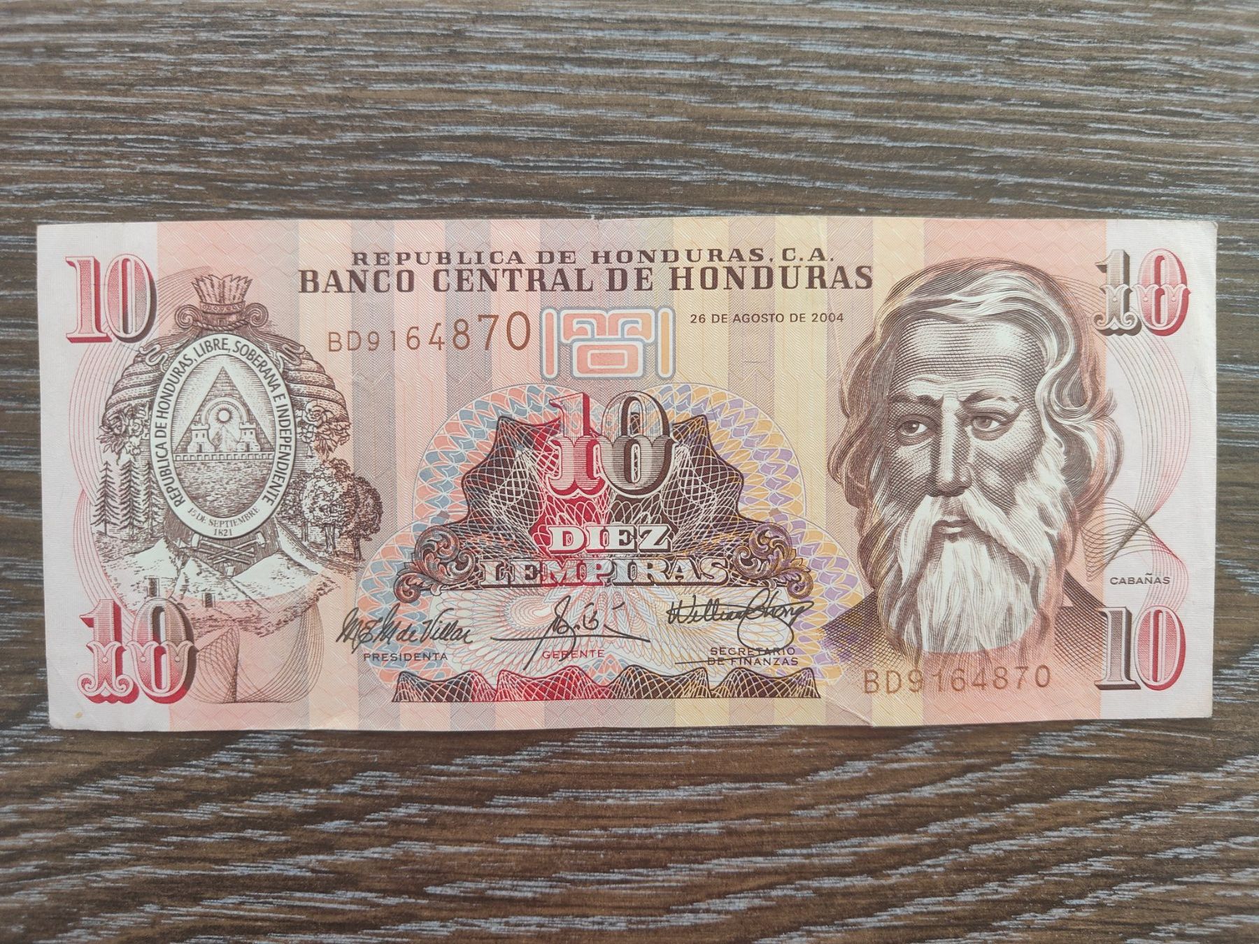 Banconote: Honduras 10 Lempira 2004 !!!!!!!! – Usato da Flaach venduto da Lonzo99