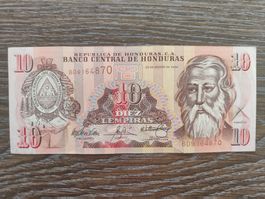 Honduras 10 Lempira 2004 !!!!!!!!