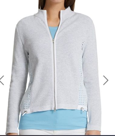 Marc cain Jacke mit Lochspitze Gr 42 N5