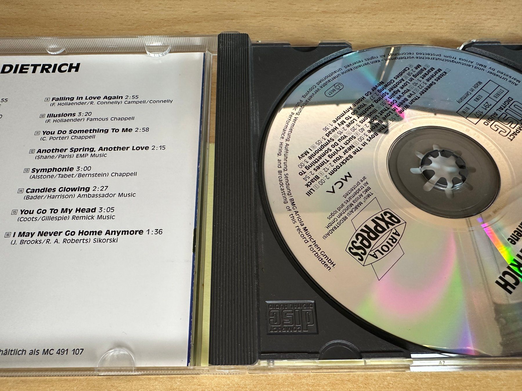 CD: Marlene Dietrich – Lili Marlene – Usato da Rikon im Tösstal venduto da Alpenmutz 2