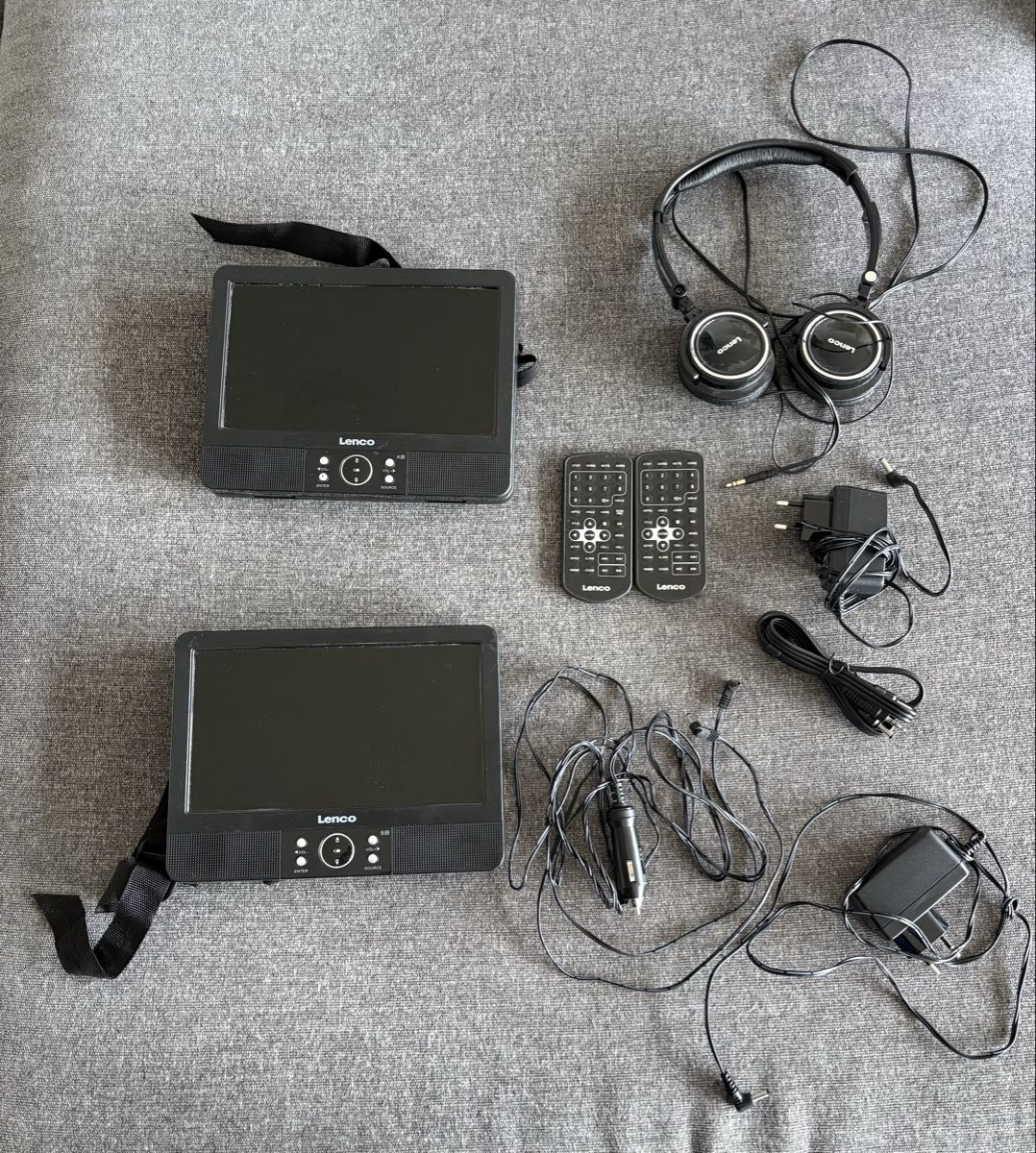 Lenco Tragbarer Mediaplayer: Lenco DVD-Player Set mit zwei Bildschirmen gebraucht – Gebraucht aus Küsnacht ZH von CONVOGEL4