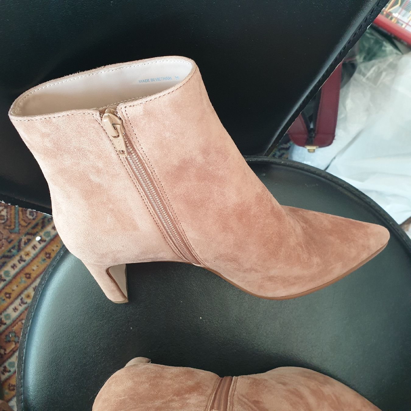 Dune London Scarpe da donna: DUNE neue Frühlings Echtwildlederstiefelette Gr. 39 – Nuovo (secondo la descrizione) da Frenkendorf venduto da Moon111 4