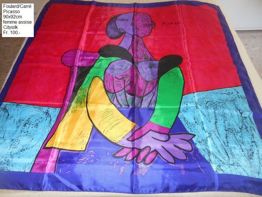 Foulard & Sciarpe: FOULARD  PICASSO 92x92cm – Nuovo (secondo la descrizione) da Basel venduto da jea_xtz8
