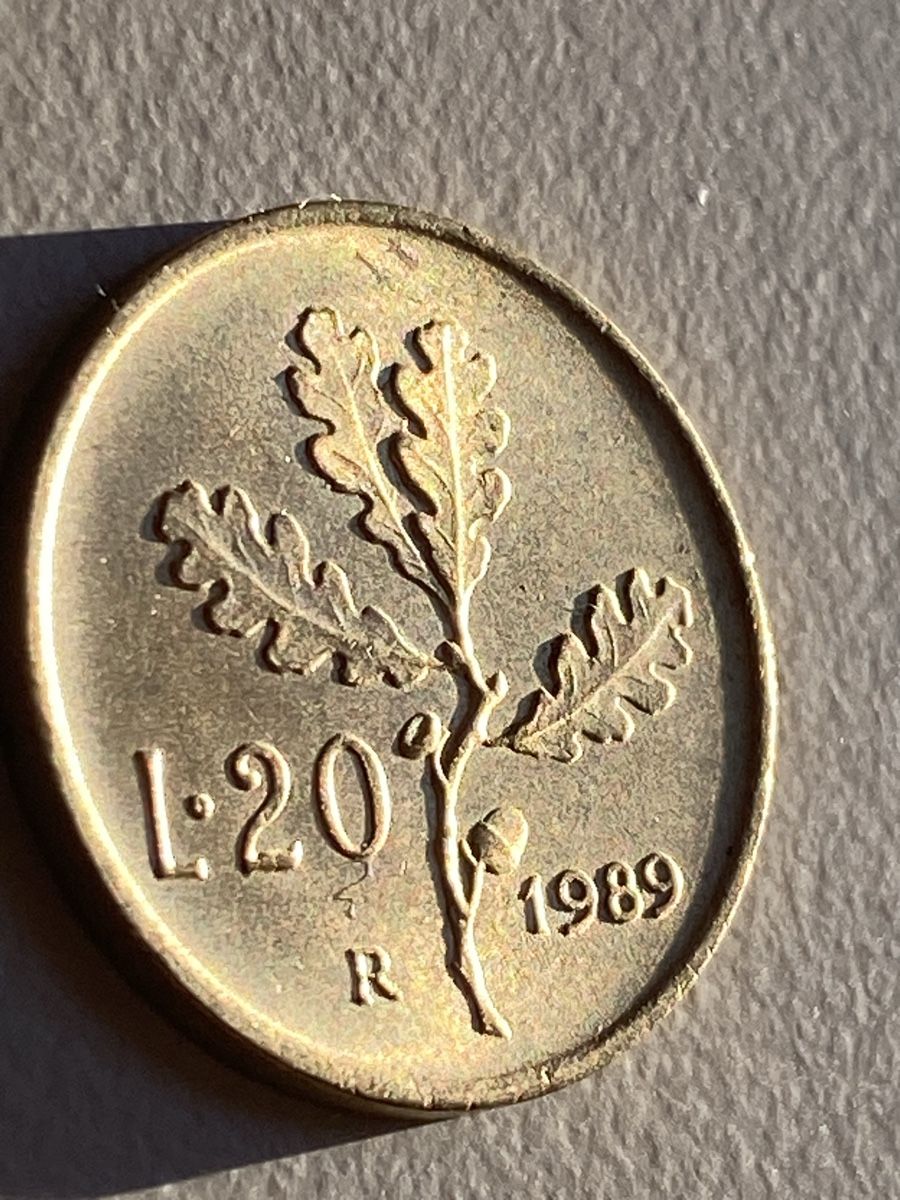 Tutti le monete: Italie - 20 lires - 1989 – Usato da Payerne venduto da Mike1682
