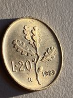 Italie - 20 lires - 1989