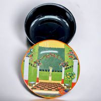 Boite à bijoux porcelaine Villeroy Boch Jardins Français No1