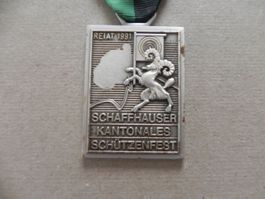 Medaille SH Kant. Schützenfest Reiat 91