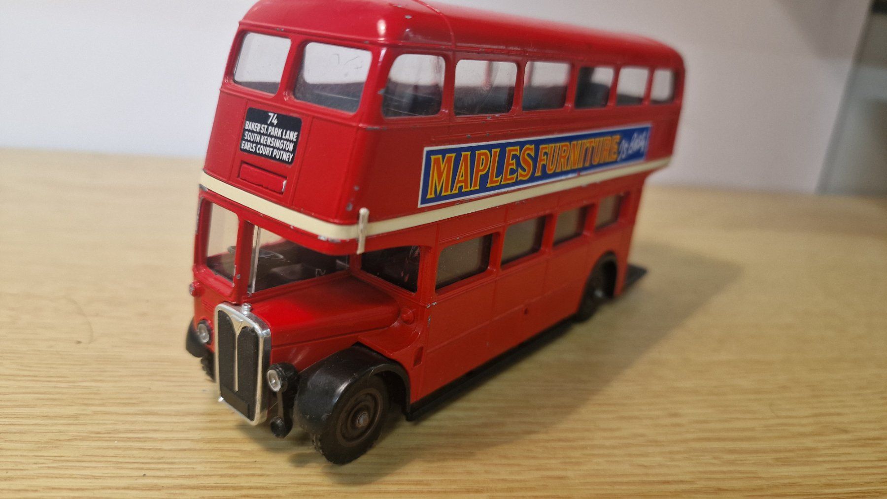 Solido Voitures modèles: Modellauto 1/50, AEC Double Decker, rot – D'occasion à Weisslingen par and-lo73 3