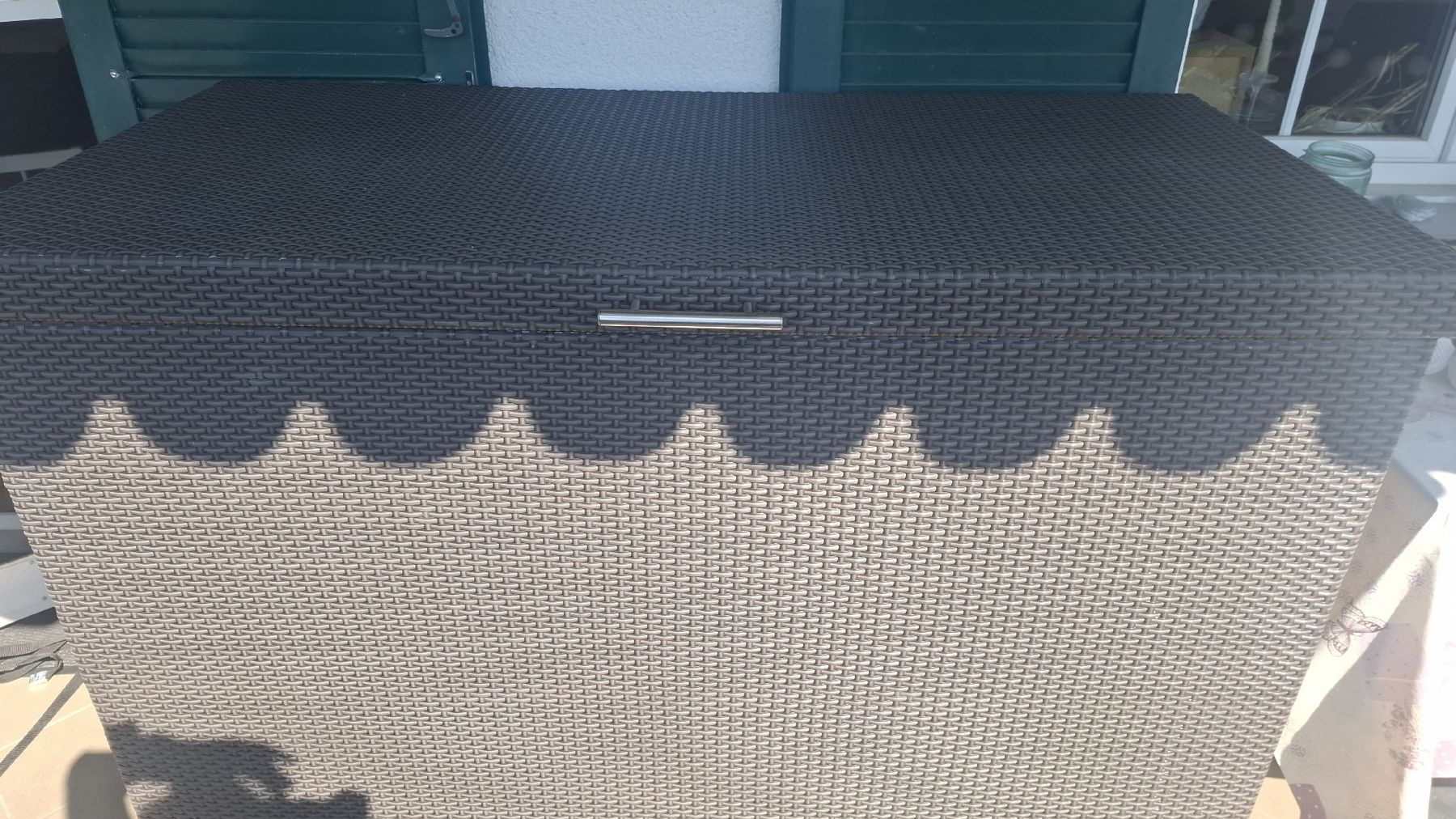 Box contenitori: Gartenbox Auflagenbox Rattanoptik  – Usato da Wäldi venduto da Fergiu 1