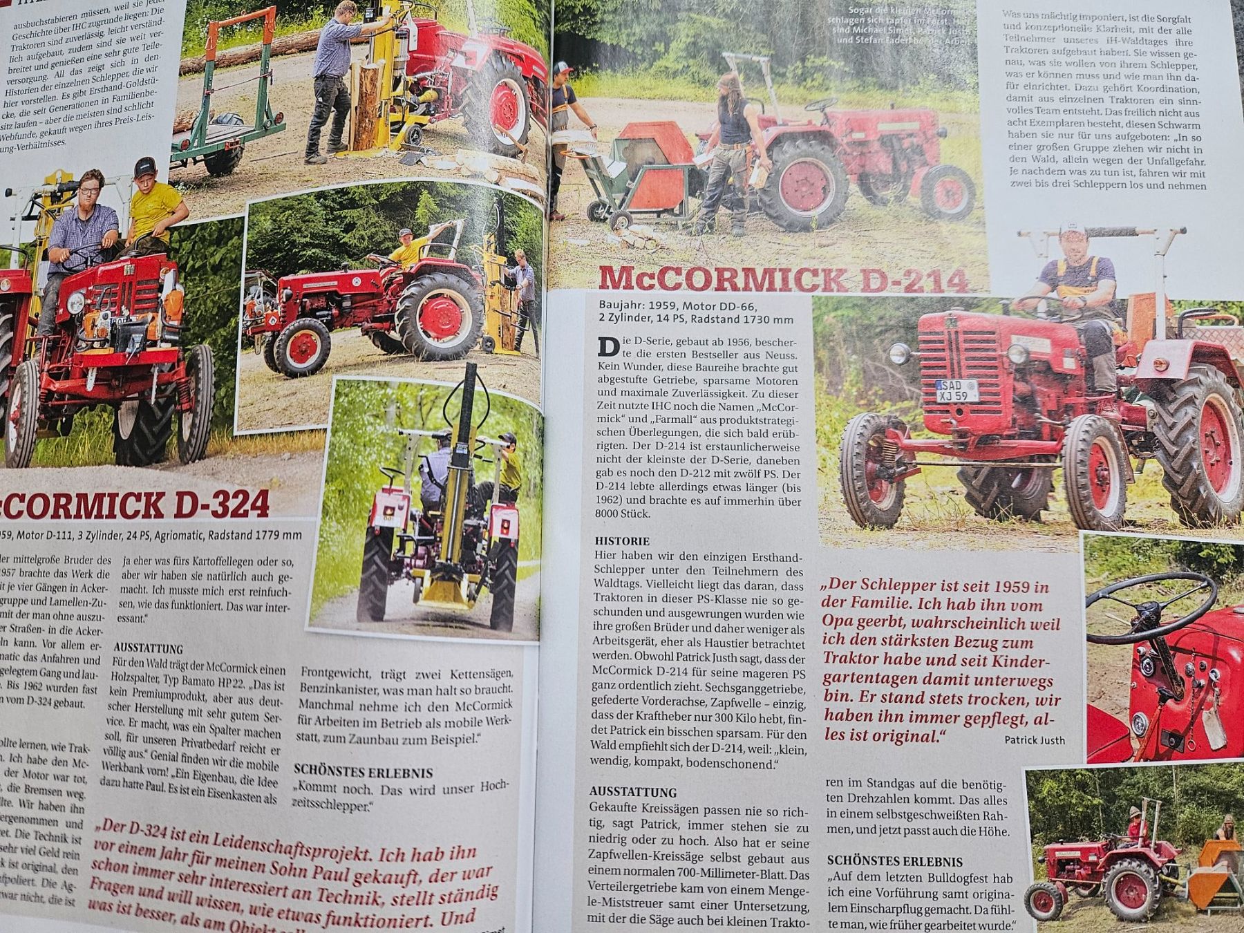 IHC Trattori: Oldtimer Traktor 1/24 IHC Case McCormick Same Fahr MD5 xb – Usato da Flawil venduto da sr1_f6st 3