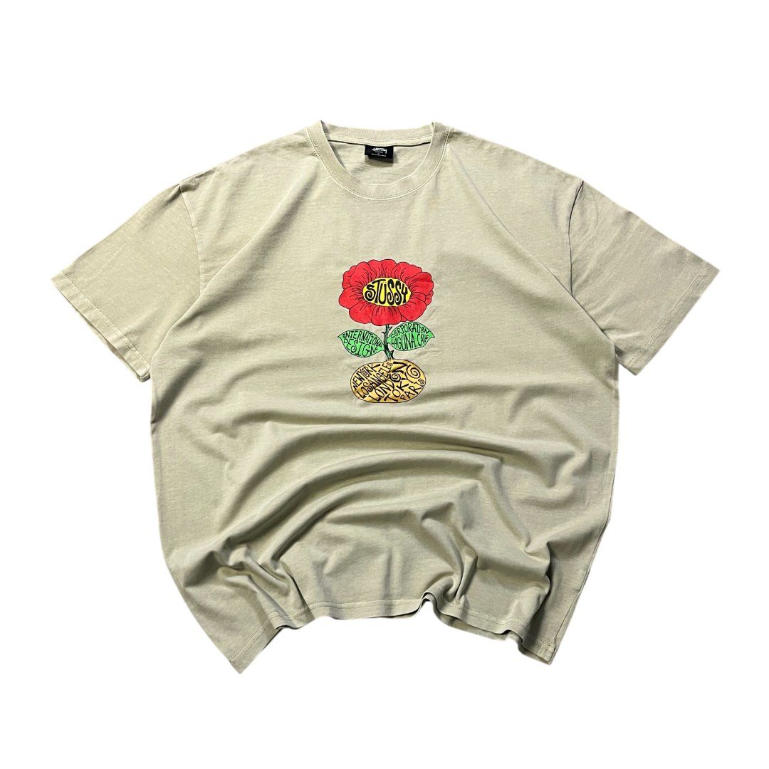 Stüssy T-Shirts: Stüssy Flower Tee (XL) – Neu (gemäss Beschreibung) aus Chamoson von Sapoloshop