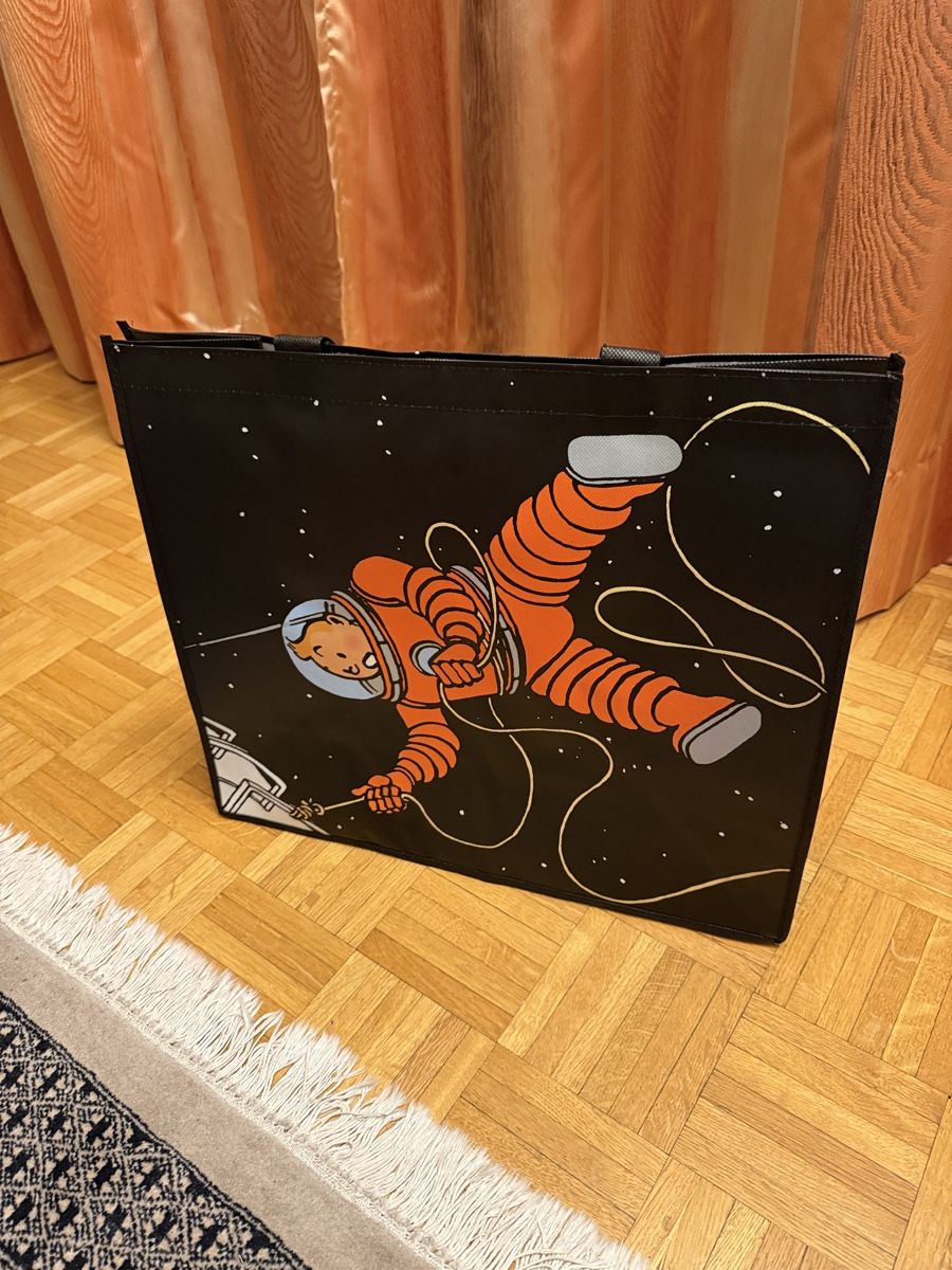 Borse: Sac shopping Tintin spatial – Usato da Arvillard (Salins) venduto da Taniguchi