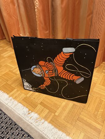 Sac shopping Tintin spatial