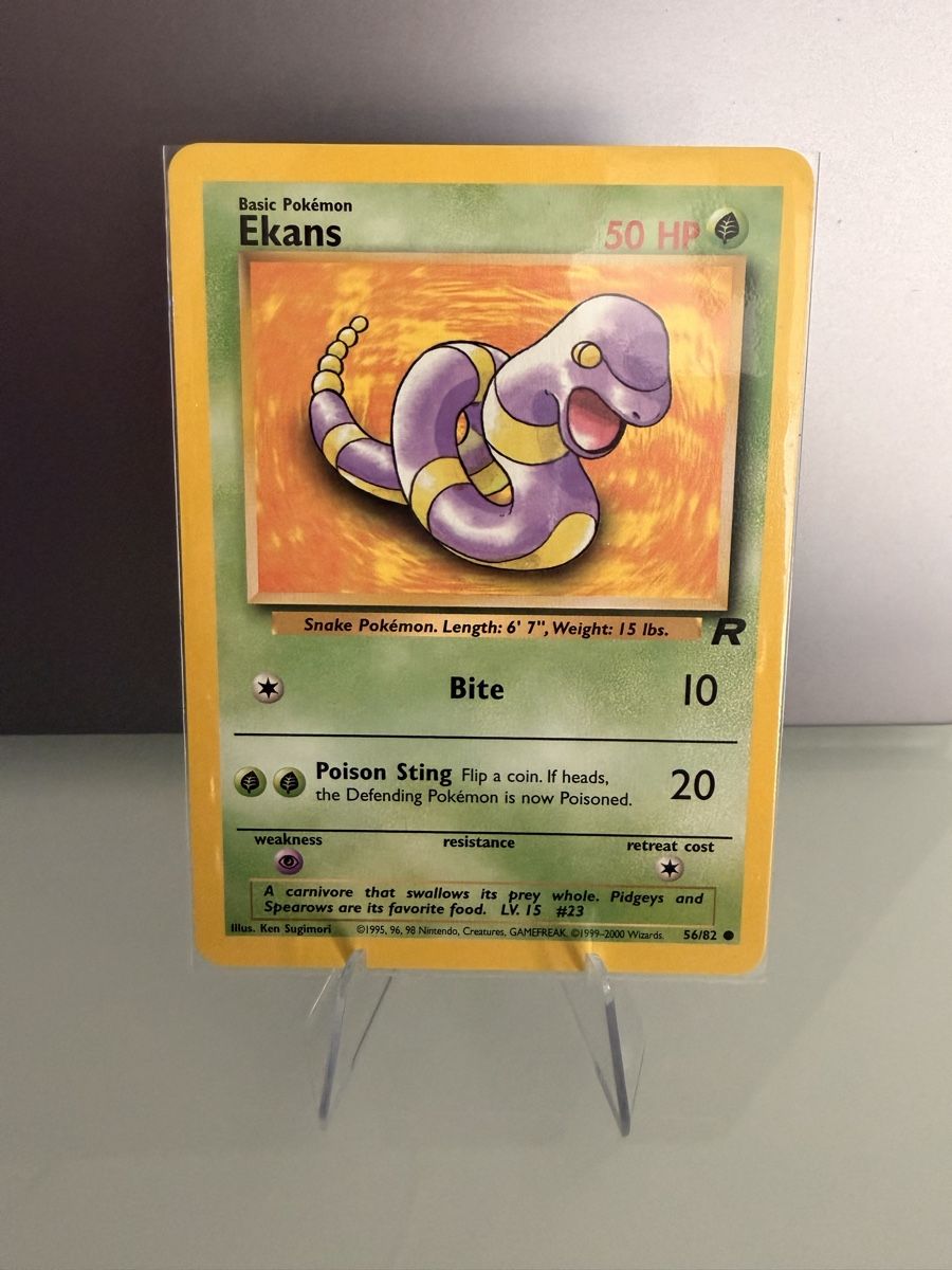 Pokémon Sammelbilder & Trading cards: Ekans 56/82 - Team Rocket Set - English   – Neu (gemäss Beschreibung) aus Locarno von mar_z75x