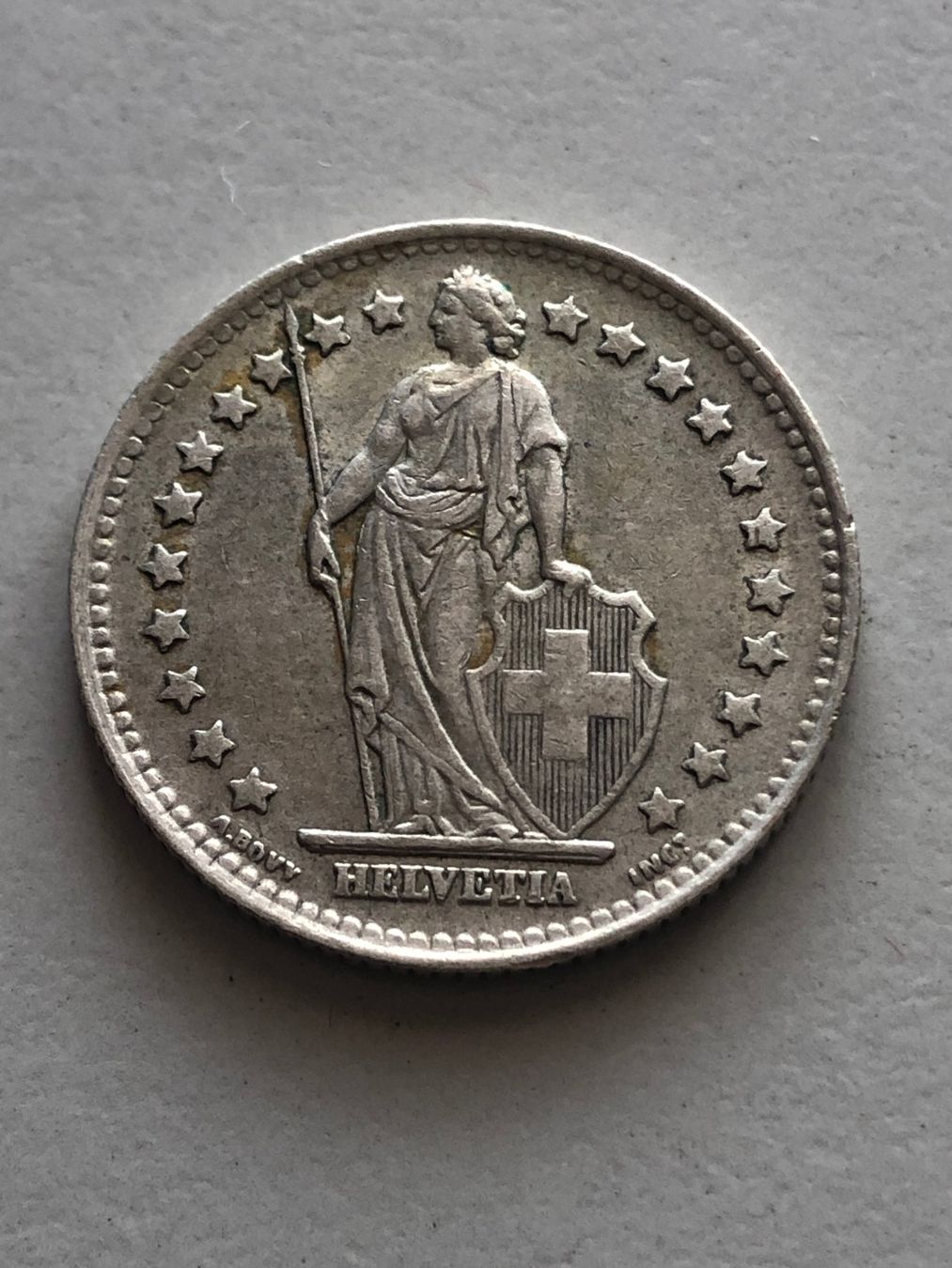 Tutti le monete: 1 Fr. 1945 – Usato da Schötz venduto da Odpa 1