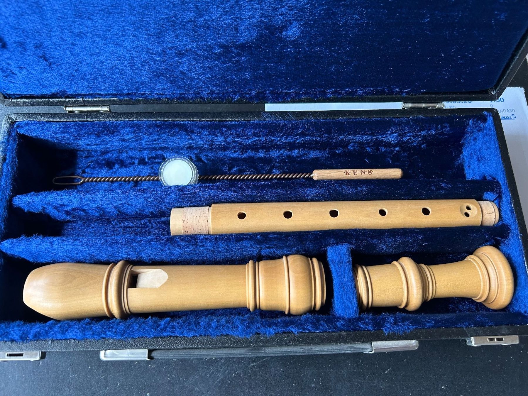 Strumenti musicali: Altflöte Küng, Denner Modell, Buchsbaum – Nuovo e nell'imballaggio originale da Burgdorf venduto da adaps65