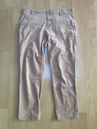 Benetton Cord Hose Beige Gr. 38, auch Versand