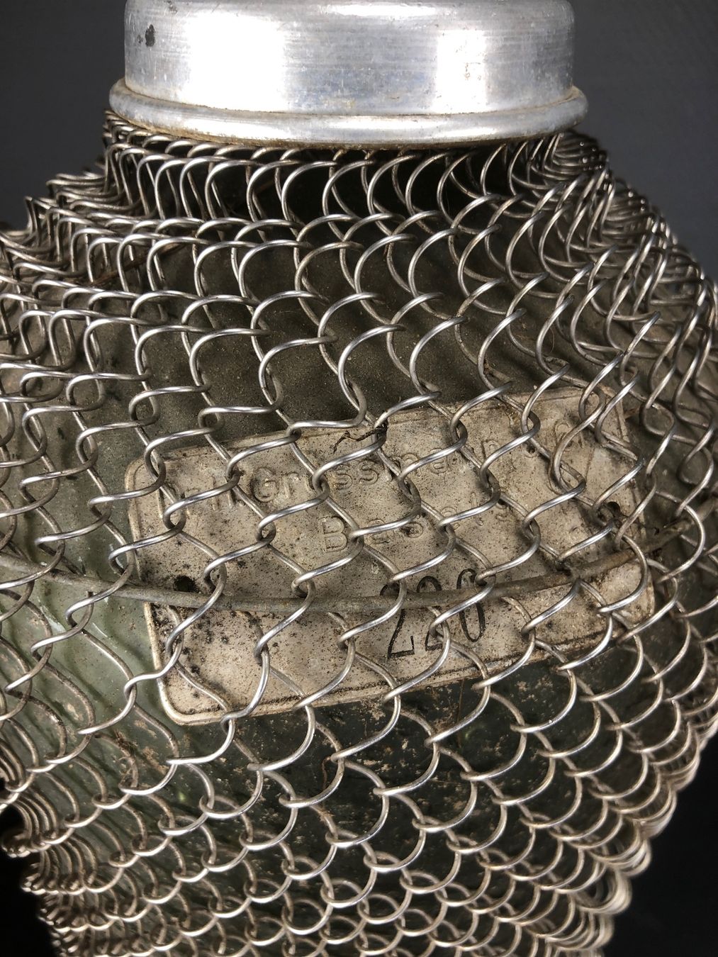 Accessori: Weinflasche, Weinballon, Mostflasche mit Gitternetz – Usato da Laufenburg venduto da industrial-silence 3