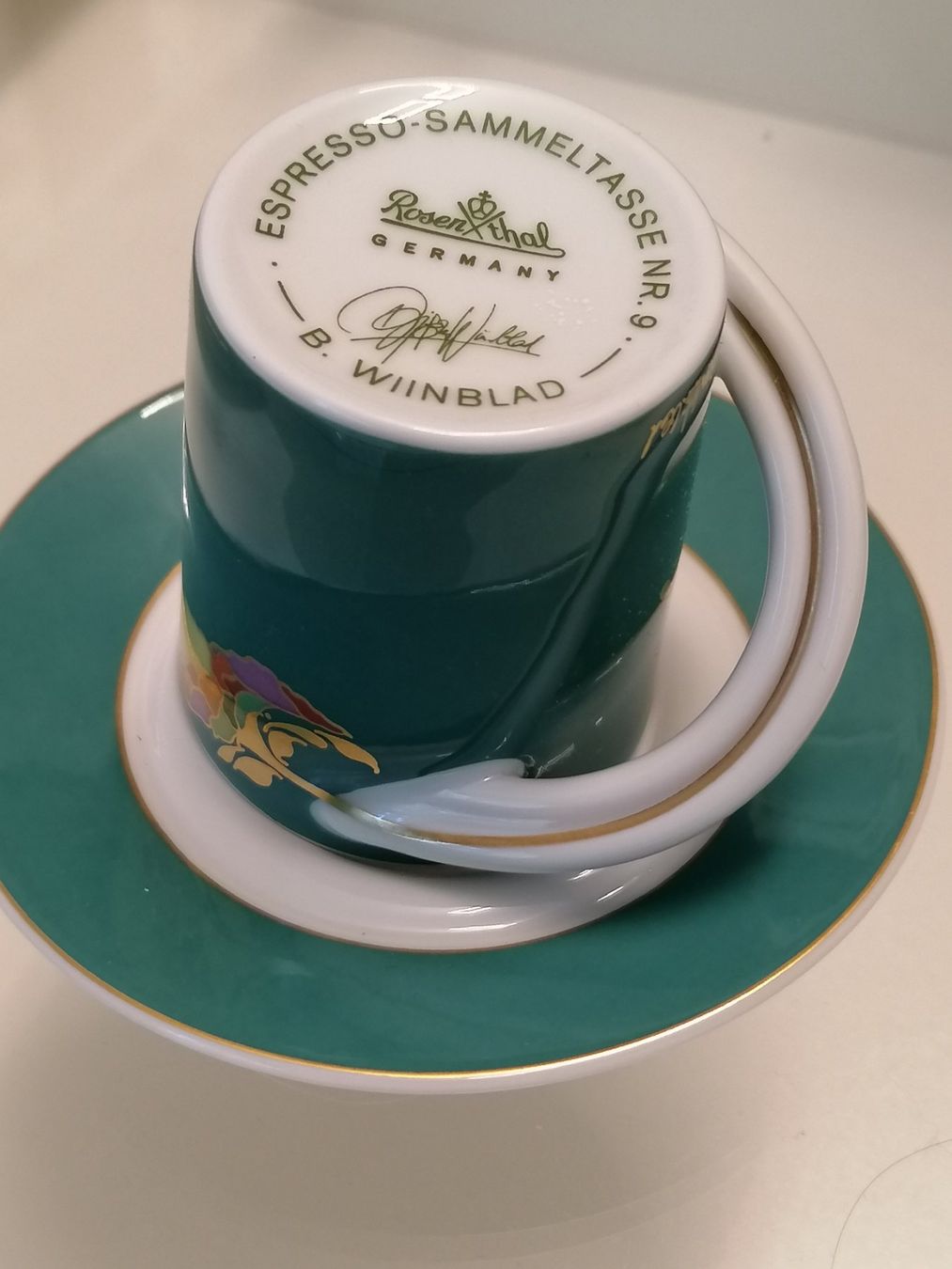 Rosenthal Tassen: Rosenthal Espresso Sammeltasse Nr. 9 – Gebraucht aus Basel von vintagecollector 1