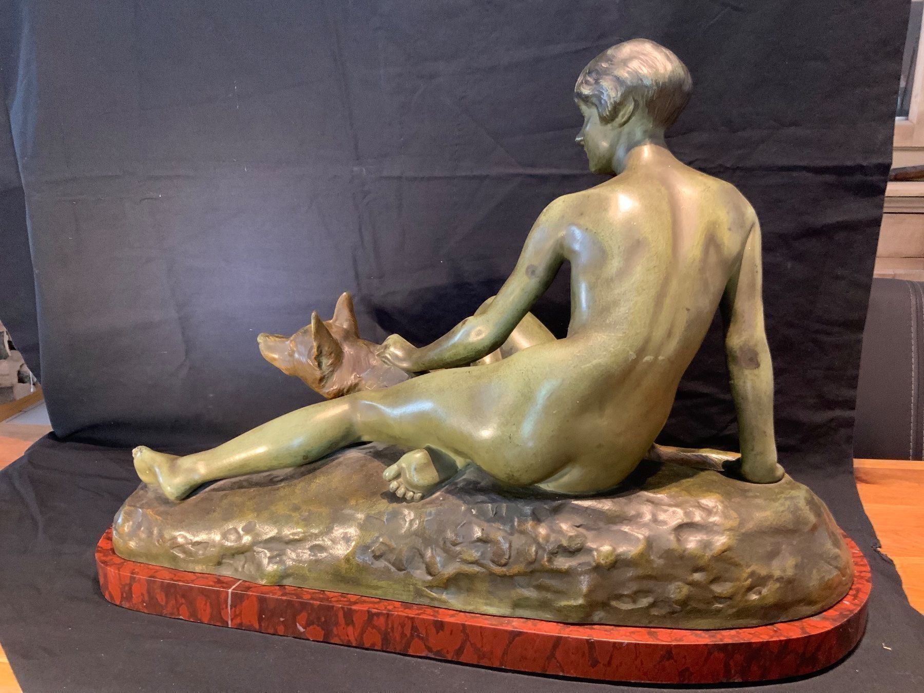 Sculture & Statue: Akt Bronze L. Riché – Usato da La Heutte venduto da Mikeller74 3