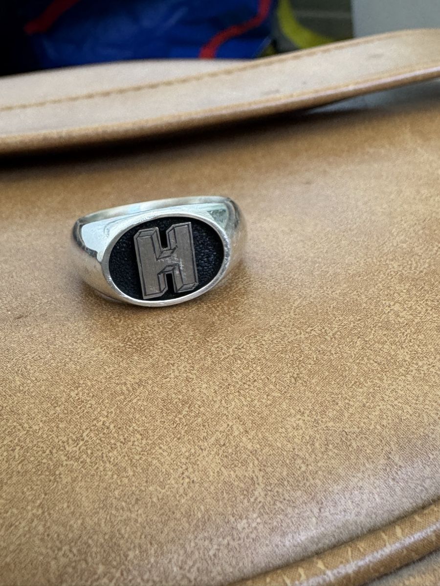 Ringe: Silber ring mit Buchstabe "H" - Echt – Gebraucht aus Untersiggenthal von Dilosh.ch 2