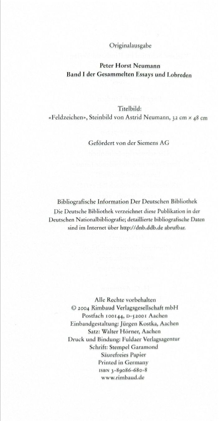 Libri: Neumann Peter Horst, Erschriebene Welt – Nuovo (secondo la descrizione) da Sarnen venduto da Livres 5