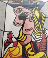 Roy Lichtenstein Woman With Flowered Hat    MEHRFARBENDRUCK