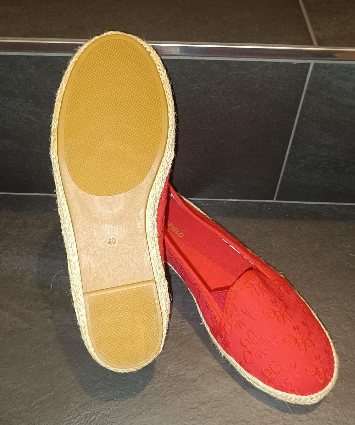 Anna Field Damenschuhe: Damenschuhe "Ballerinas" rot Grösse 40 – Neu (gemäss Beschreibung) aus Reichenburg von __rebbi__ 1