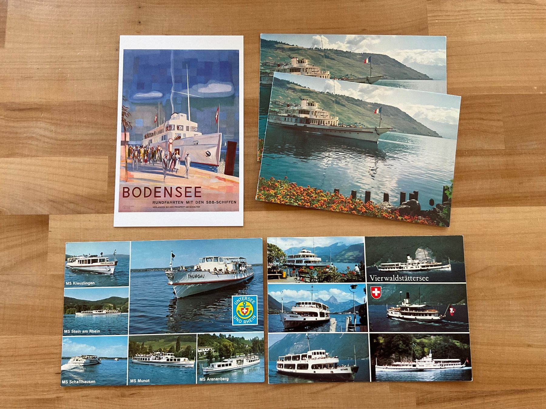 Cartoline postali: AK Schifffahrt in der Schweiz / Schiffe – Usato da Rümlang venduto da Kartenpost1