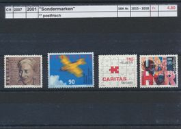 2001 "Sondermarken", ** postfrisch