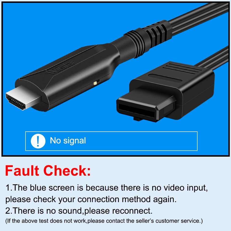 Nintendo Cavi: HDMI Adapter Cable for SNES/GameCube/N64 Consoles – Nuovo (secondo la descrizione) da Glattbrugg venduto da har_jgc7 2
