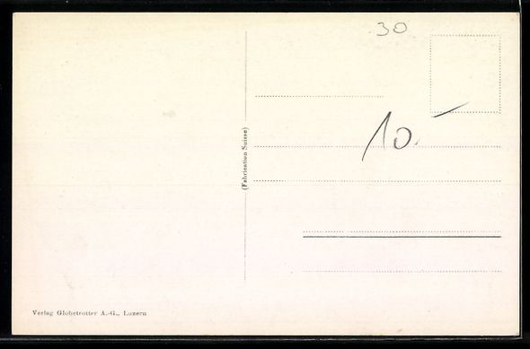 Cartoline postali: AK Buochs, Ortsansicht mit Rigi – Usato da Berlin venduto da bartko-reher 1