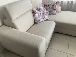 Sofa beige 215x 165x 42cm