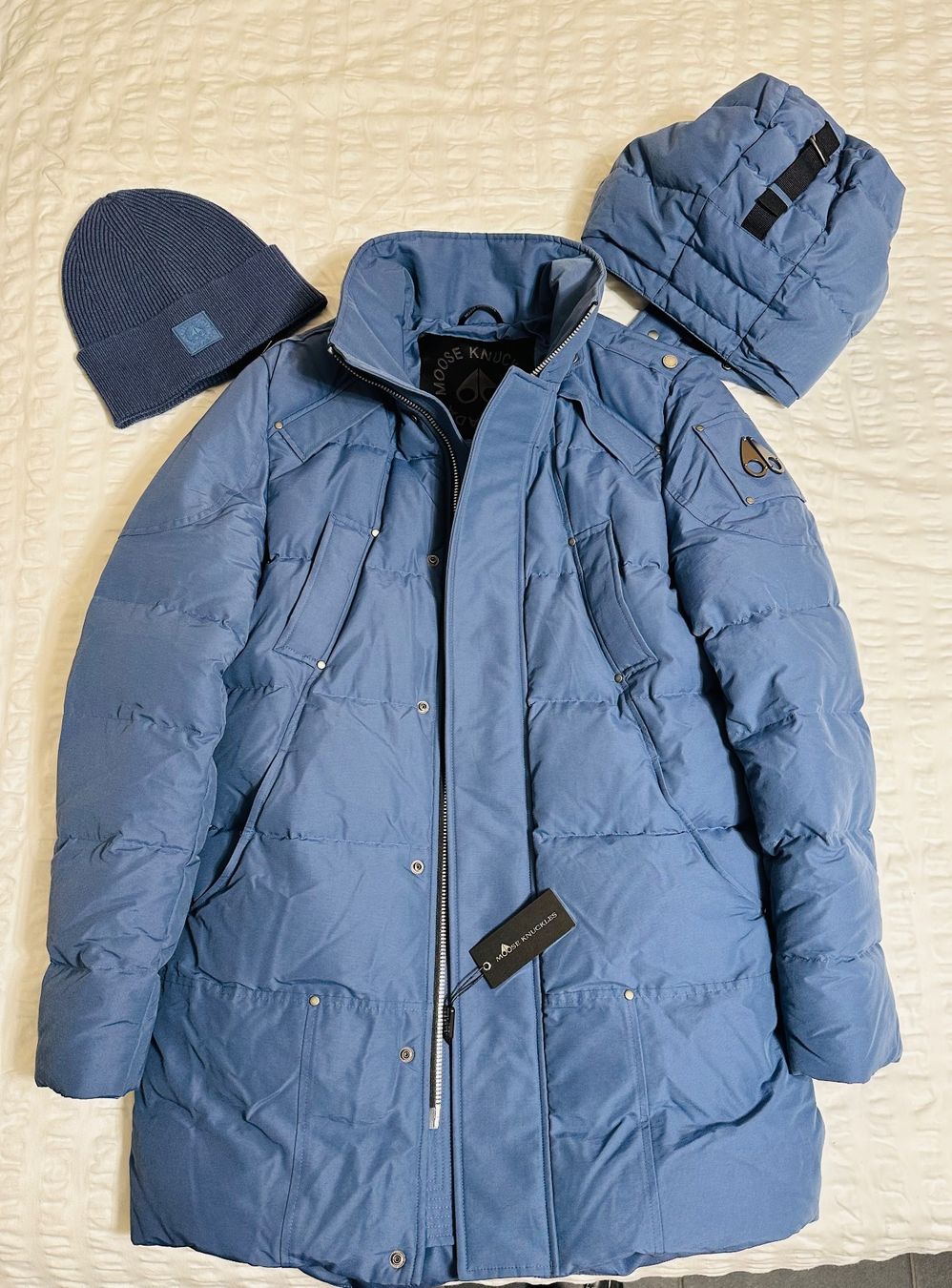Vestes: Moose Knuckles Denim Jacke – Neuf (Voir description) à Volketswil par Frenc77