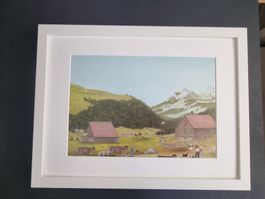 BARBARA BILD HINTER PASSEPARTOUT MONTIERT MIT RAHMEN