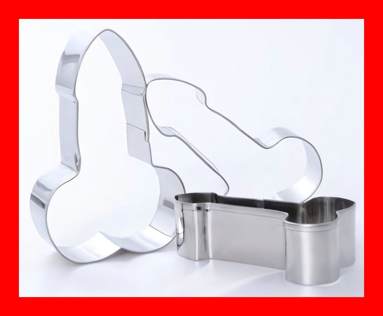 Teglie da forno: Set Penis Ausstechform Cookie Cutter Guetzli Junggesellen – Nuovo e nell'imballaggio originale da Dättlikon venduto da easythings