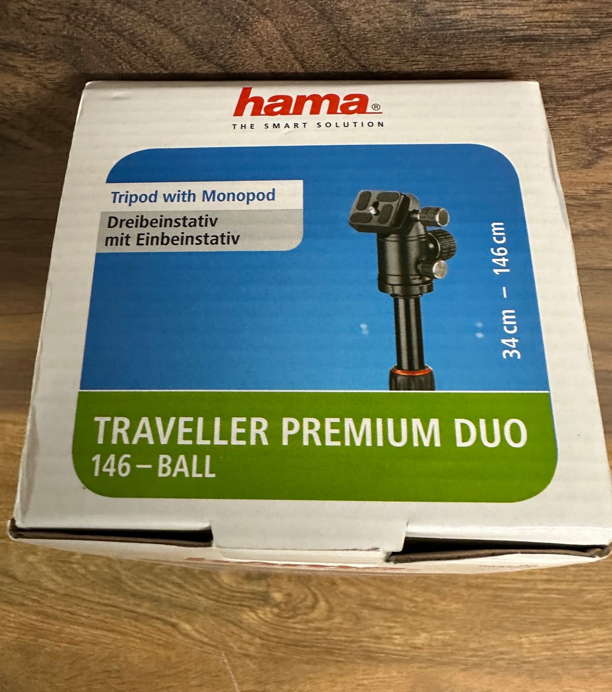 Hama Stative & Köpfe: Hama Traveller Premium Duo 146-Ball Stativ – Neu (gemäss Beschreibung) aus Nussbaumen AG von olitech5415