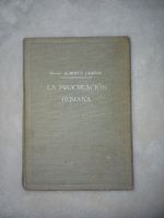 Altes Buch auf Spanisch - Titel: "La procreación Humana"